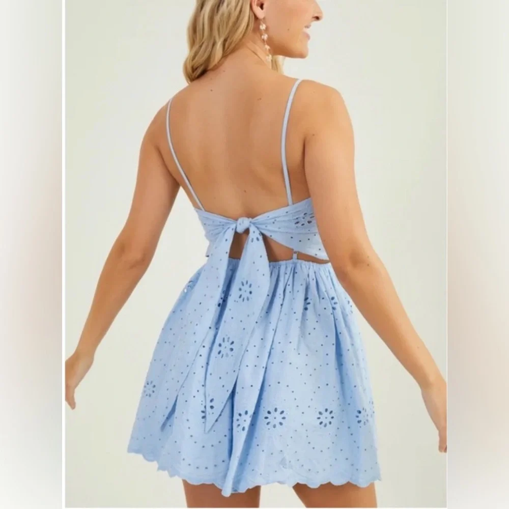 Altar’d State eyelet summer dress.  Size small.  Worn once - Picture 4 of 4